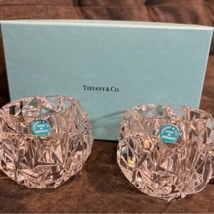 Tiffany & Co. Crystal Votive Holders